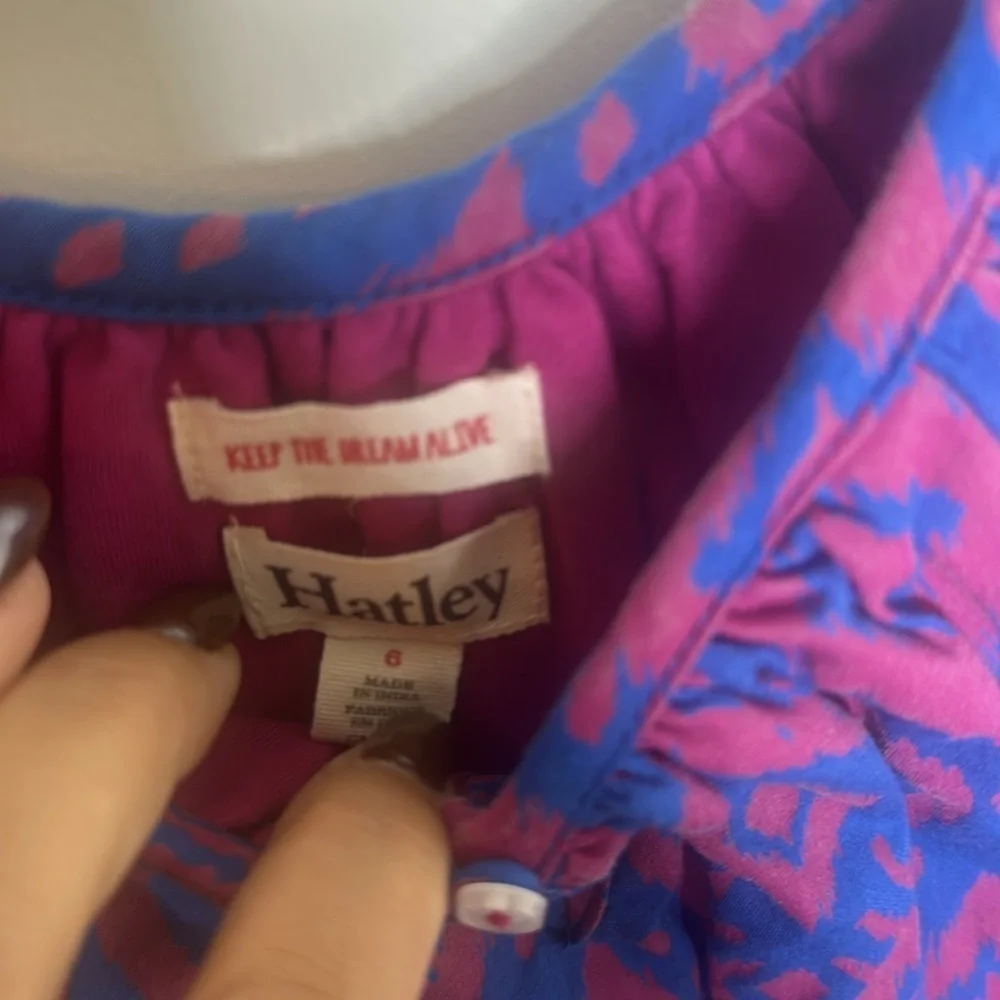 Hatley girls dress size 6 VGUC